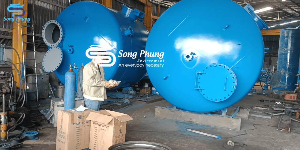 SongPhung giao hàng chụp lọc cho khách hàng