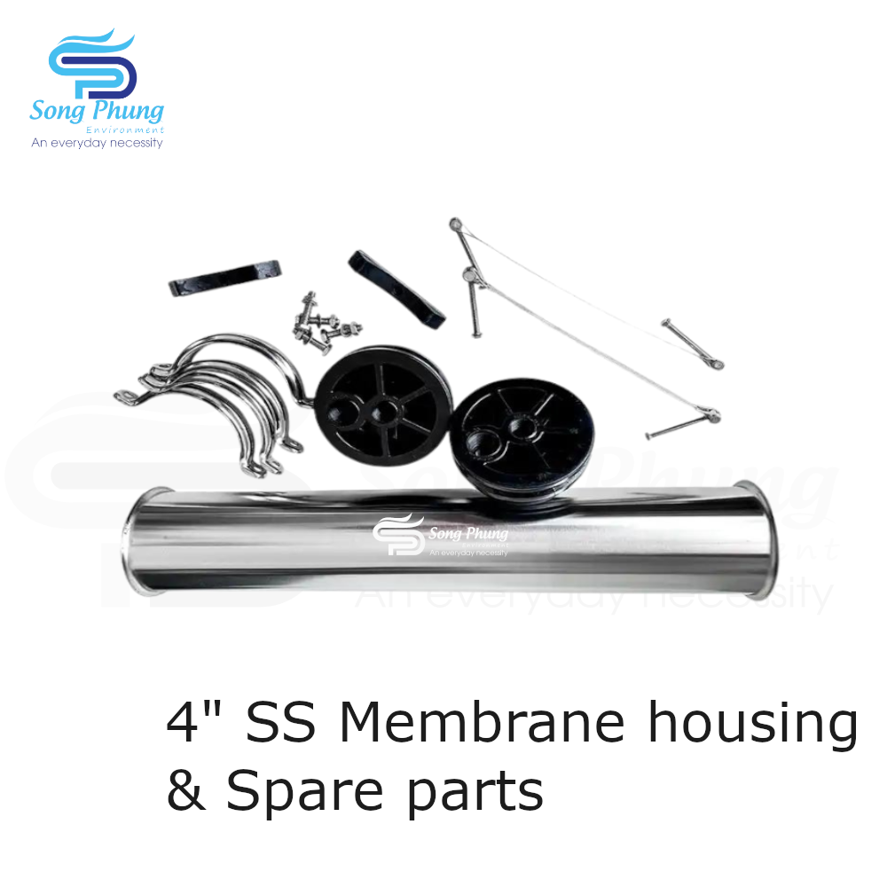 4" SS Membrane Housing ABS cap