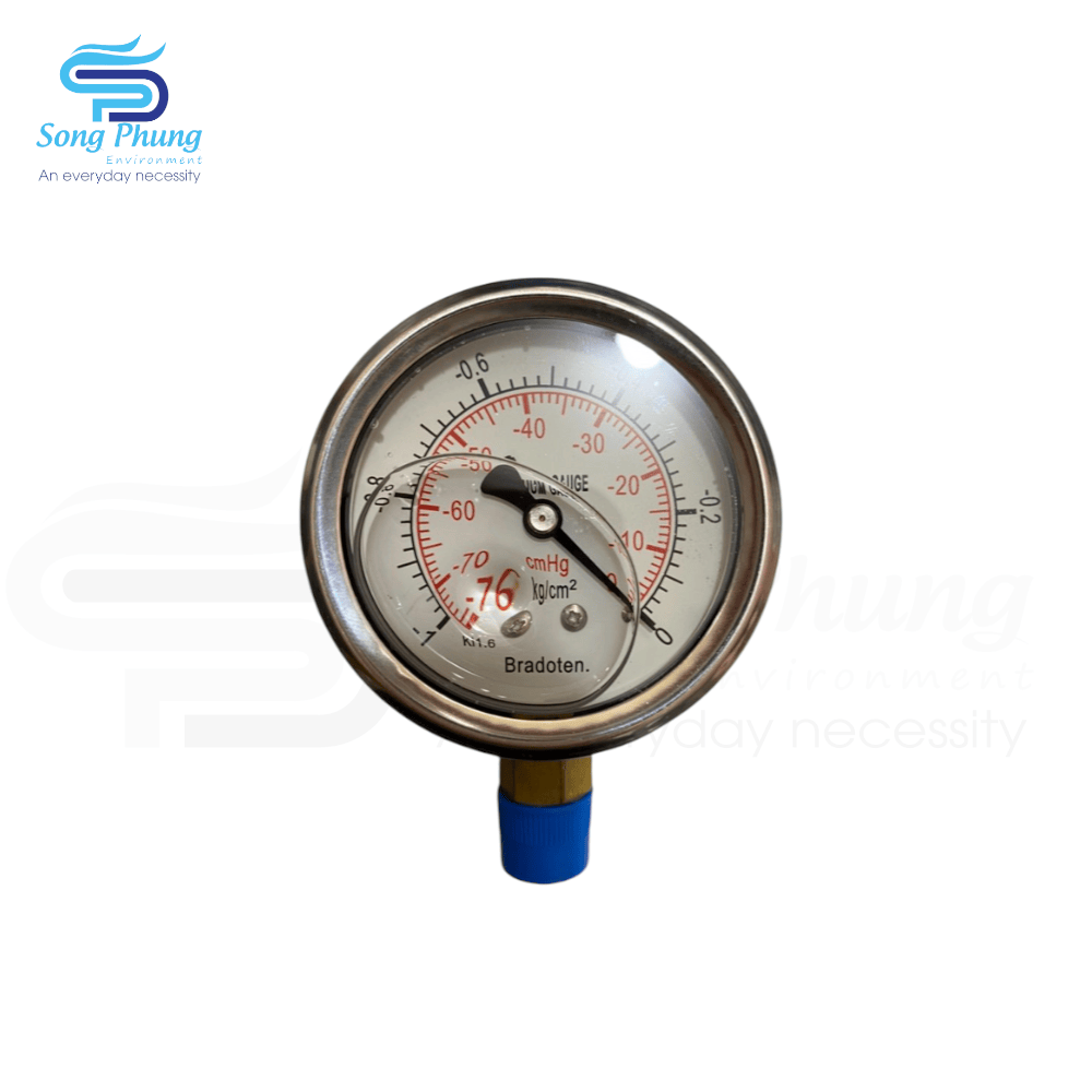 Negative air on sale pressure gauge