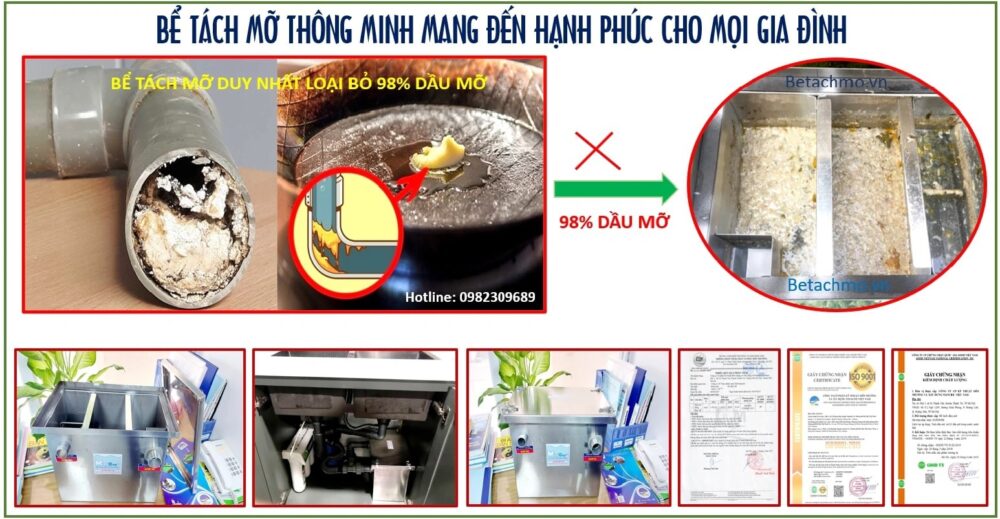 Lưu ý khi sử dụng bể tách dầu mỡ trong xử lý nước thải